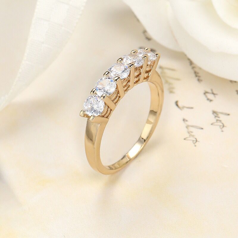 MxGxFam Small CZ Rings For Women