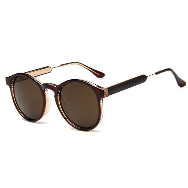 2022 Retro Round Transparent Sunglasses
