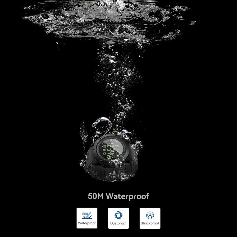 Professional 5ATM Waterproof Bluetooth Digital Alarm Clock For iOS Android Phone