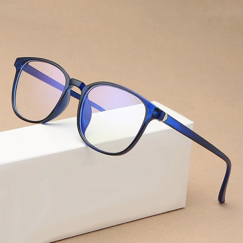 RMM Retro Anti-blue Light Transparent Clear Pink Plastic Frame