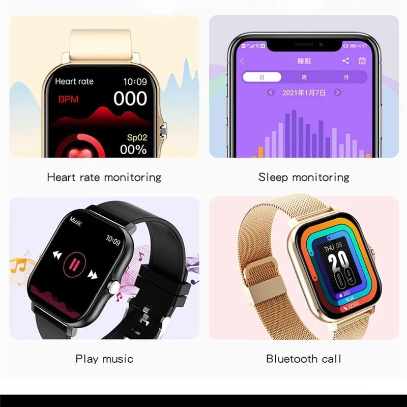 Full Touch Sport Smart Watch Unisex