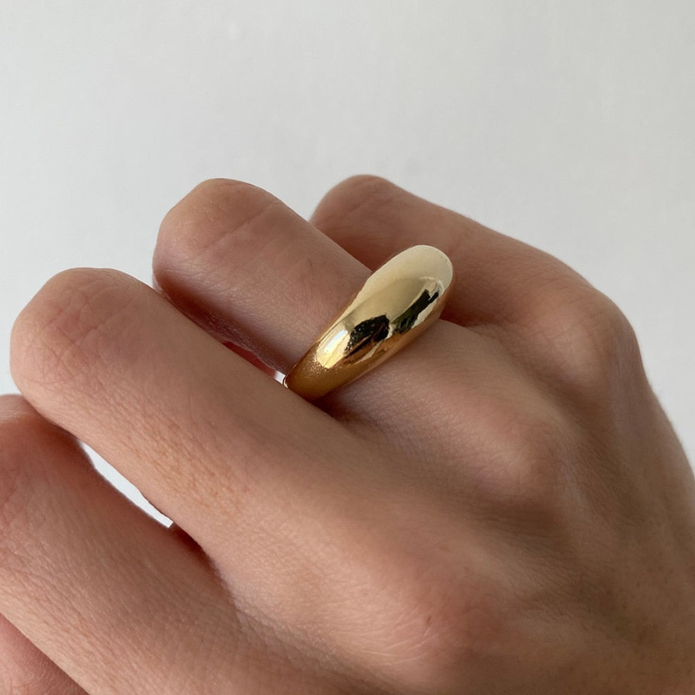 e-Manco Fashion Simple Stainless Steel Ring