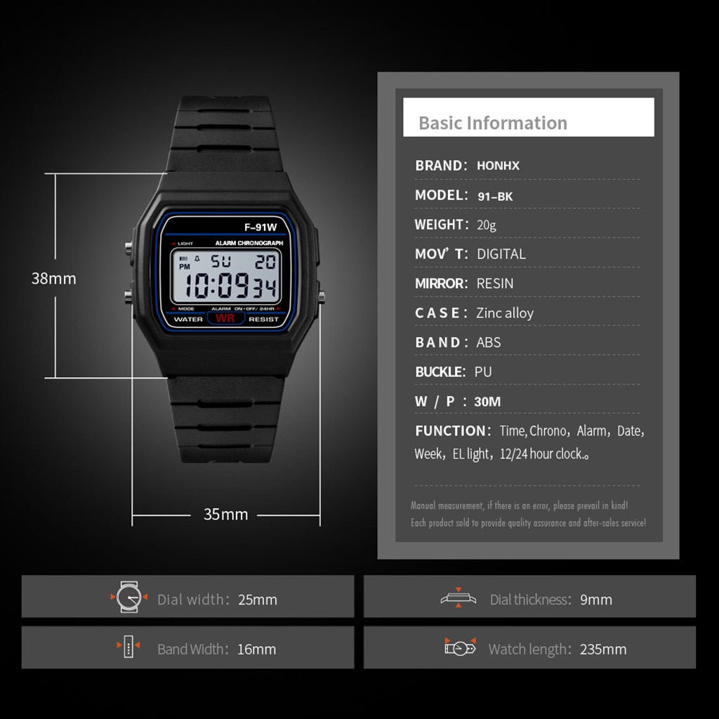 Digtal Luxury Analog Sport Led Waterproof Wrist Watch