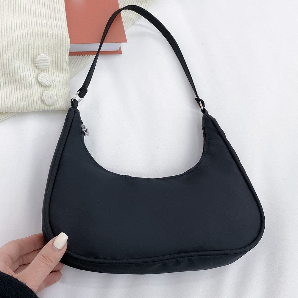 PU Leather Solid Color Chain Shopper Shoulder Bags