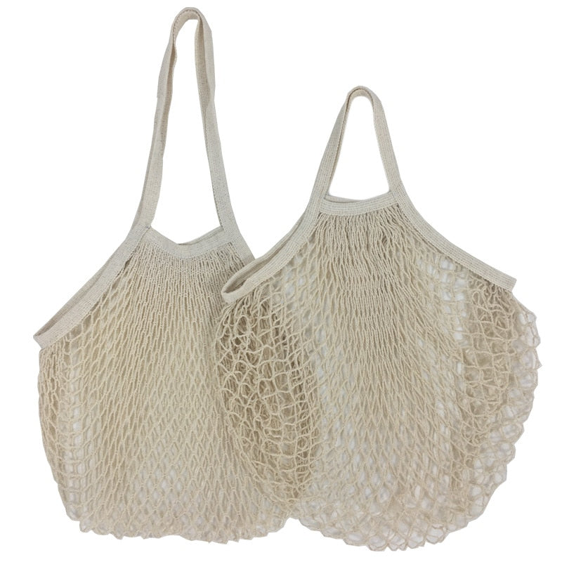 Reusable Washable Cotton String Bag