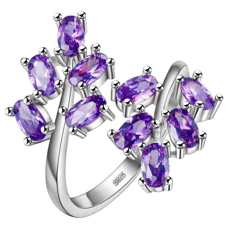 Cellacity Opening adjustable Silver 925 Jewelry Gemstones Ring