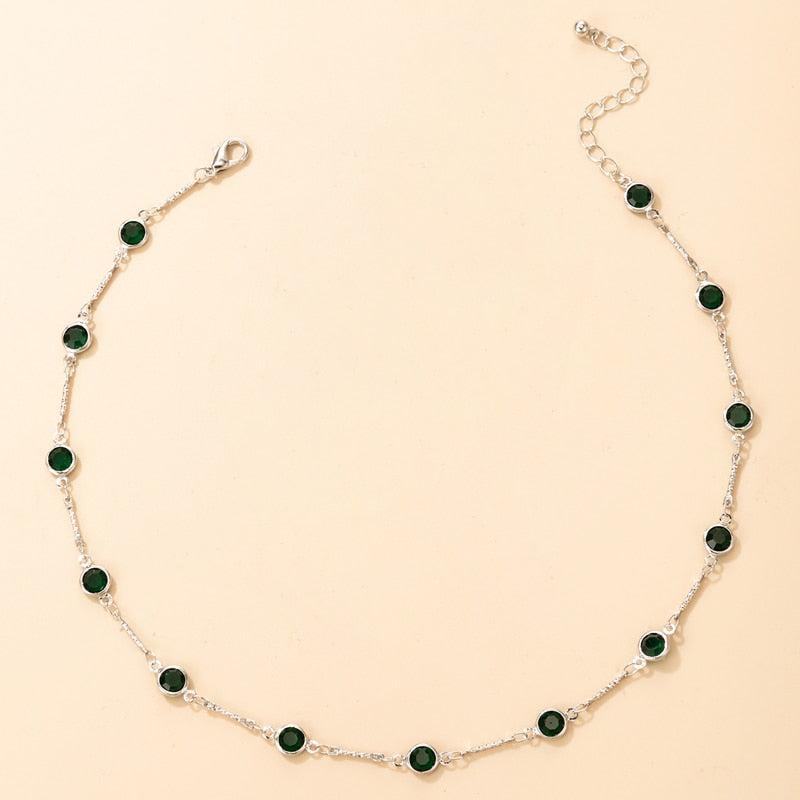 Tocona Bohemian Colorful Tassel Clavicle Chain Beaded Necklace