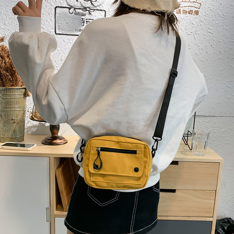 Women Canvas Bag Japan Style Girl Small Bag - Jeglowstore