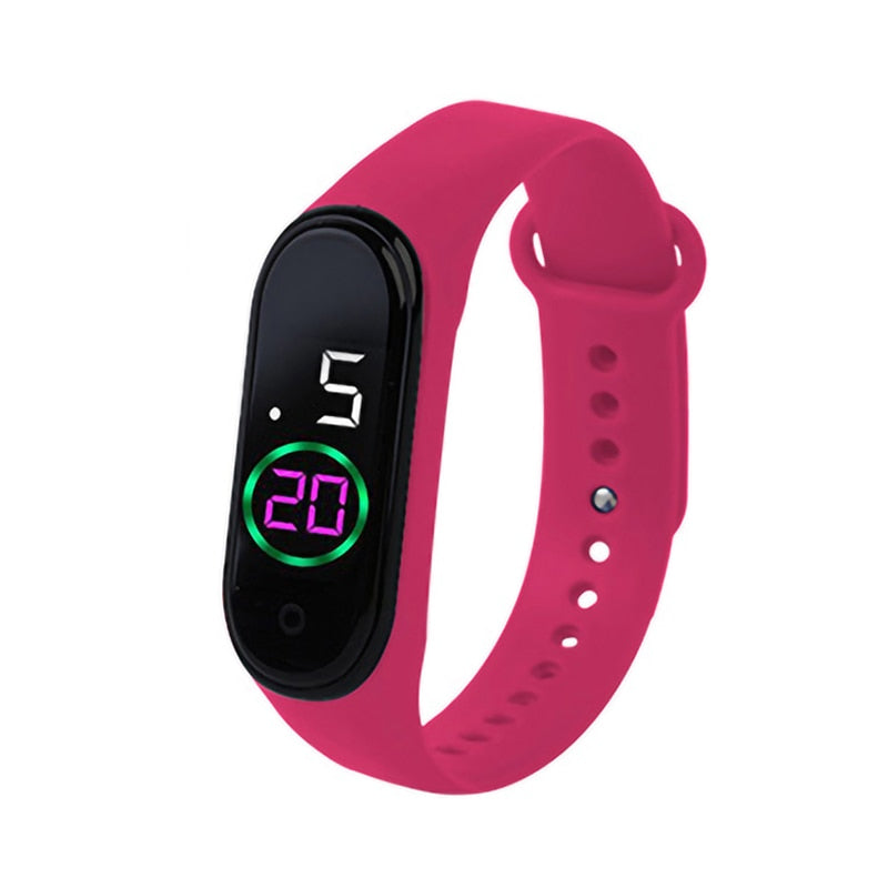 Candy Color Silicone Strap Watch LED Digital Watch Bracelet