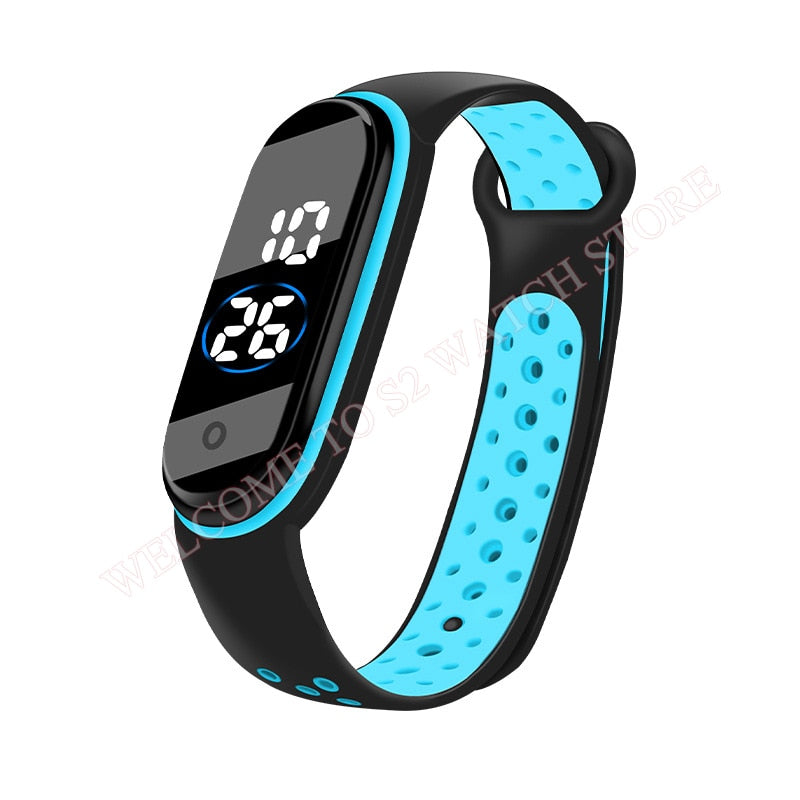 Candy Color Silicone Strap Watch LED Digital Watch Bracelet