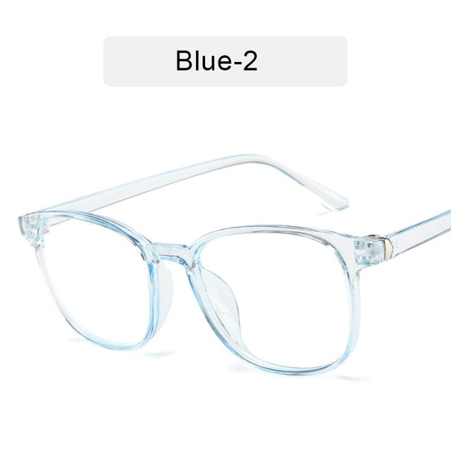 RMM Retro Anti-blue Light Transparent Clear Pink Plastic Frame