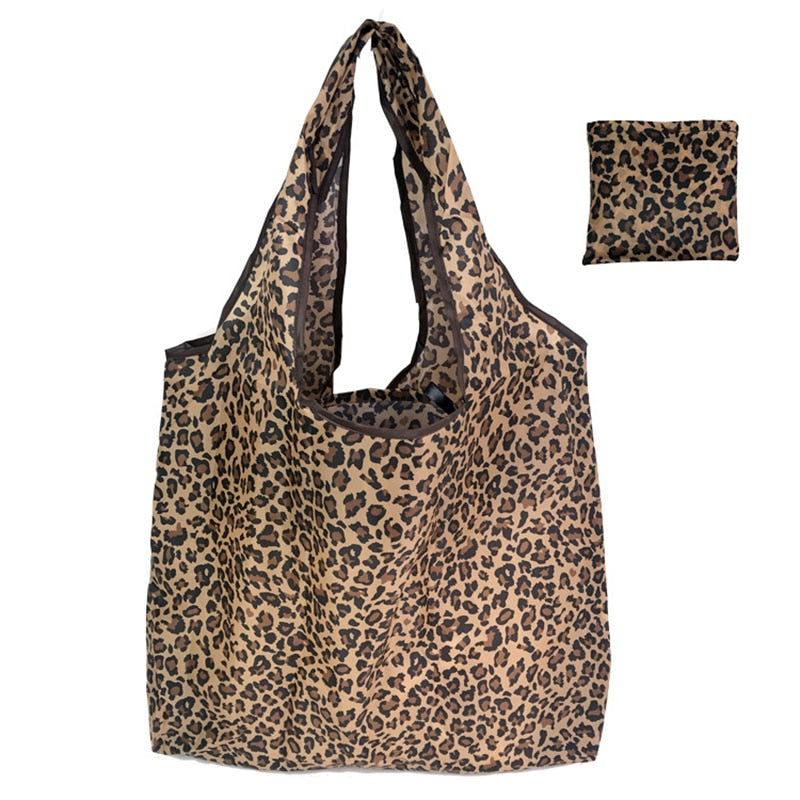 1 Piece Foldable Reusable Eco-friendly Waterproof Tote Bag