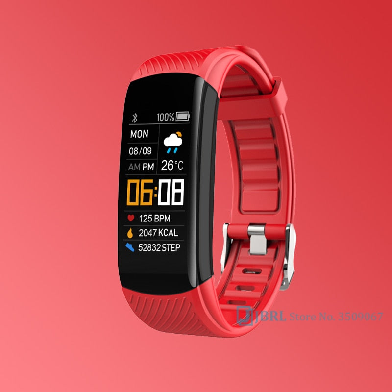 Fitness Tracker Android iOS Heart Rate Monitor Electronic Waterproof Smart Watch