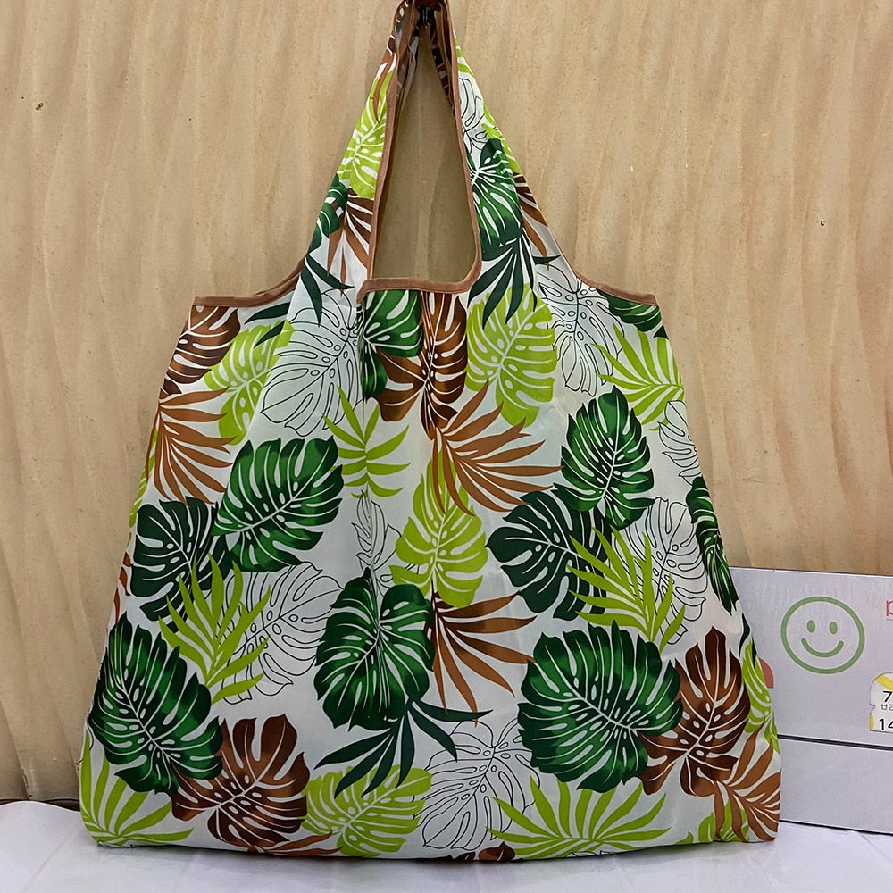 Reusable Large Cartoon Folding Washable Shopping Bag - Jeglowstore
