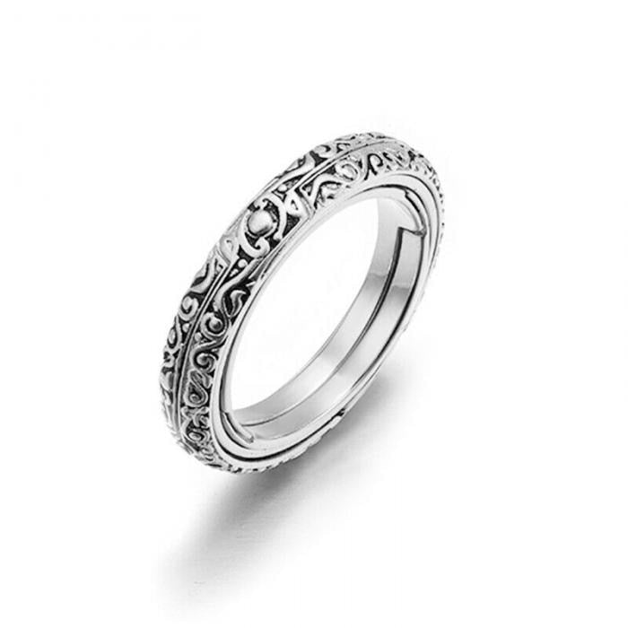 Vintage Astronomical Ball Creative Complex Rotating Cosmic Ring