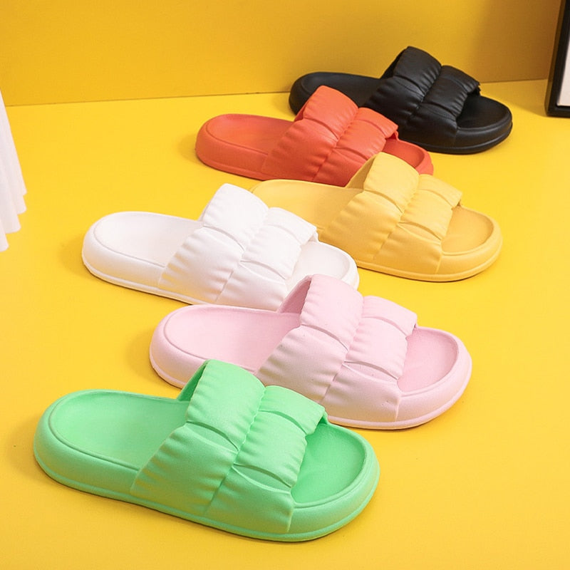Soft Sole Thick Platform Flip Flops