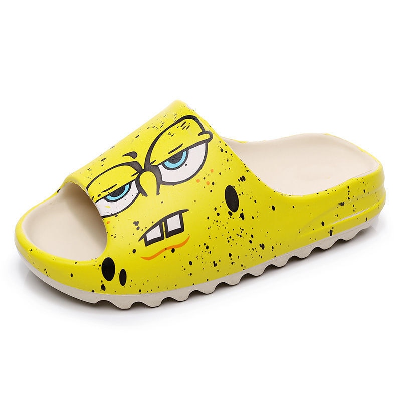 Thick Printed Graffiti Flip Flops Unisex
