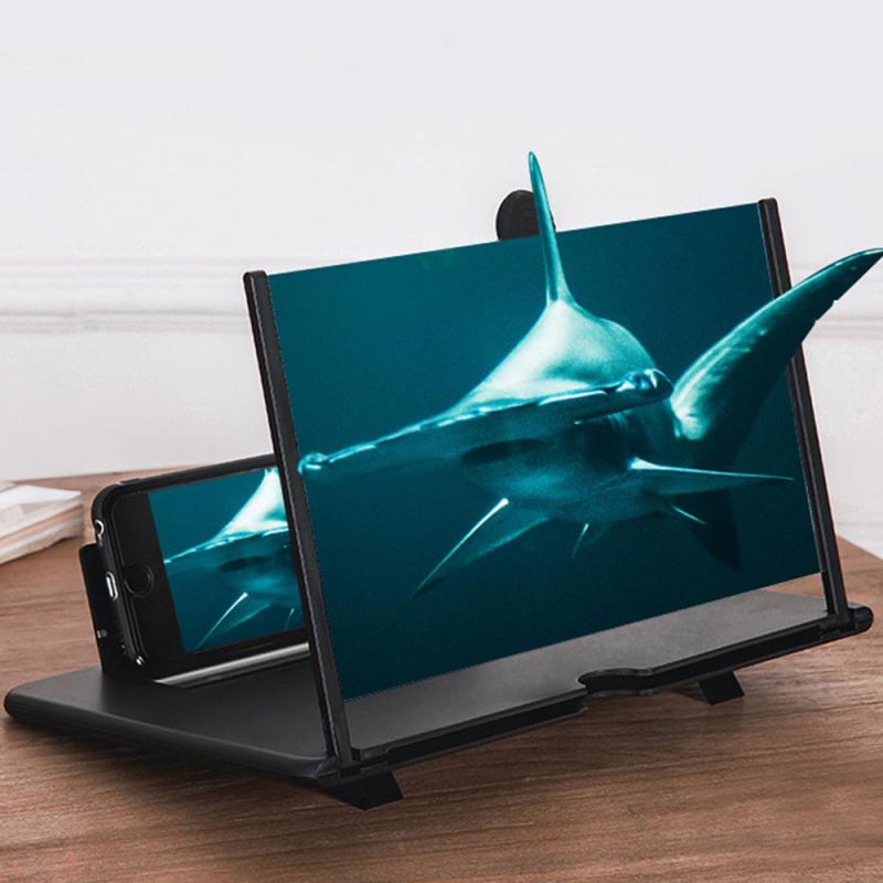 Magnifying Glass Video Amplifier Mobile Display Enlarged Magnifier Watch Movies Smartphone Enlarged Screen Desktop Phone Holder