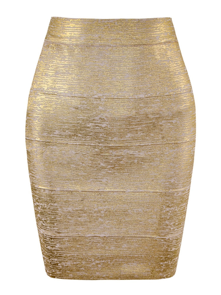 Rose flower Bandage Skirt High Street