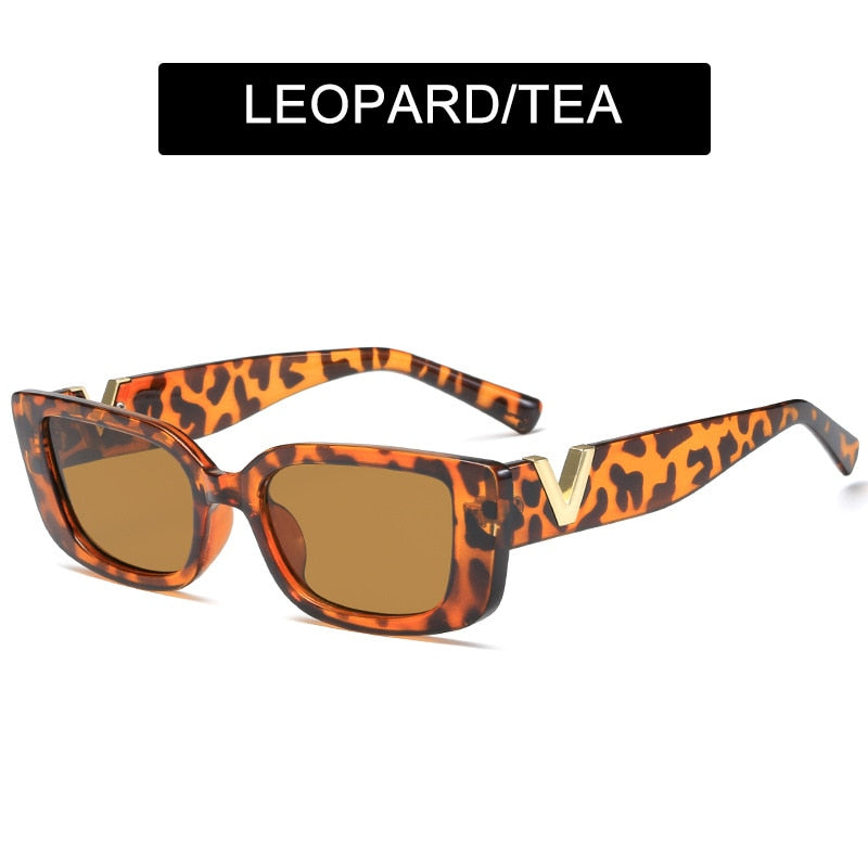 HOOBAN Luxury Fashion Cat Eye Classic Rectangle Sunglasses
