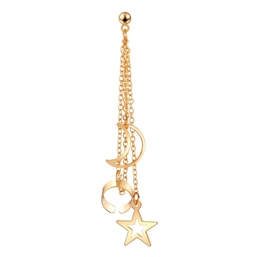 LATS Simple Non-Piercing Ear Cuff Earrings