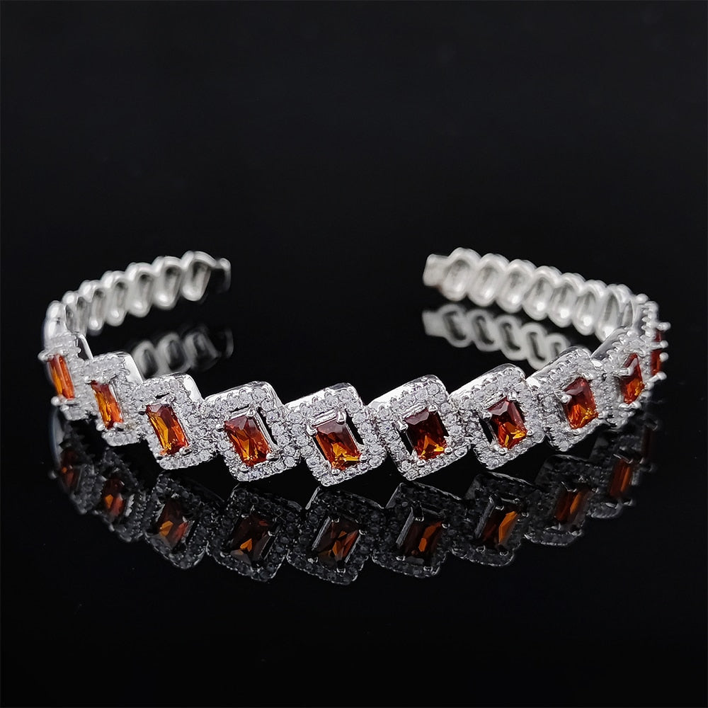 Luxury Punk Snake Butterfly Gold Silver Color Adjustable Open Bracelet - Jeglowstore