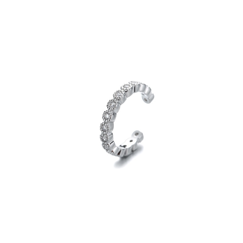 1 pcs Charming Line Zircon Clip Earrings Without Piercing