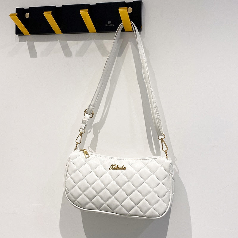 assel Trend Lingge Embroidery Camera Female Shoulder Bag