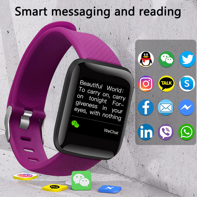 2022 Silicone Sport Smart Watch Men Women Fitness Watch