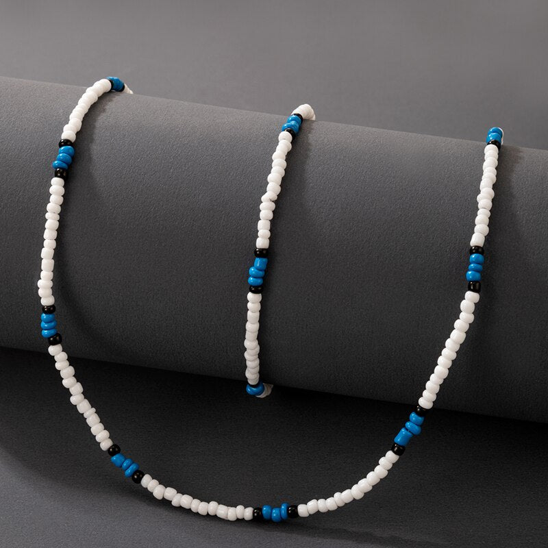 HuaTang Bohemian Green Rhinestone Shell Choker Pendant Necklace