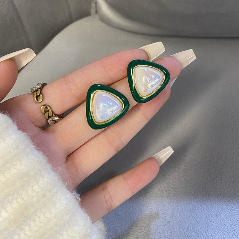 Cute Flocking Rabbit Ear Studs
