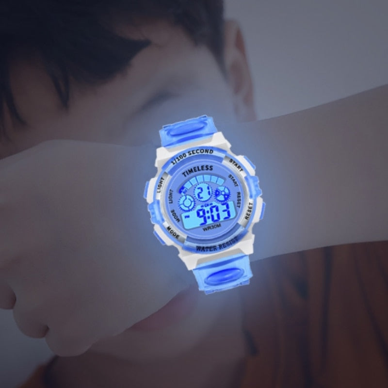 Fashion Luminous Led Alarm Camouflage Watch - Jeglowstore
