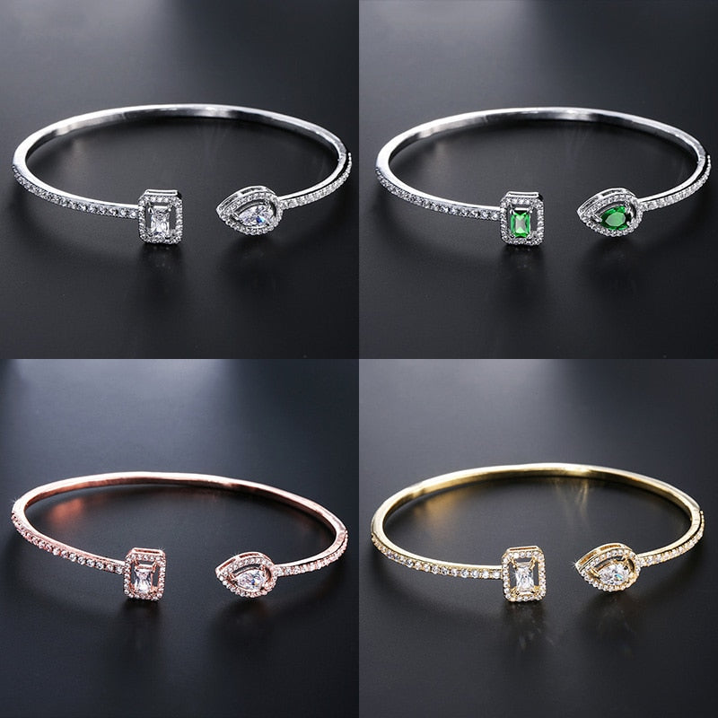 Luxury Punk Snake Butterfly Gold Silver Color Adjustable Open Bracelet - Jeglowstore