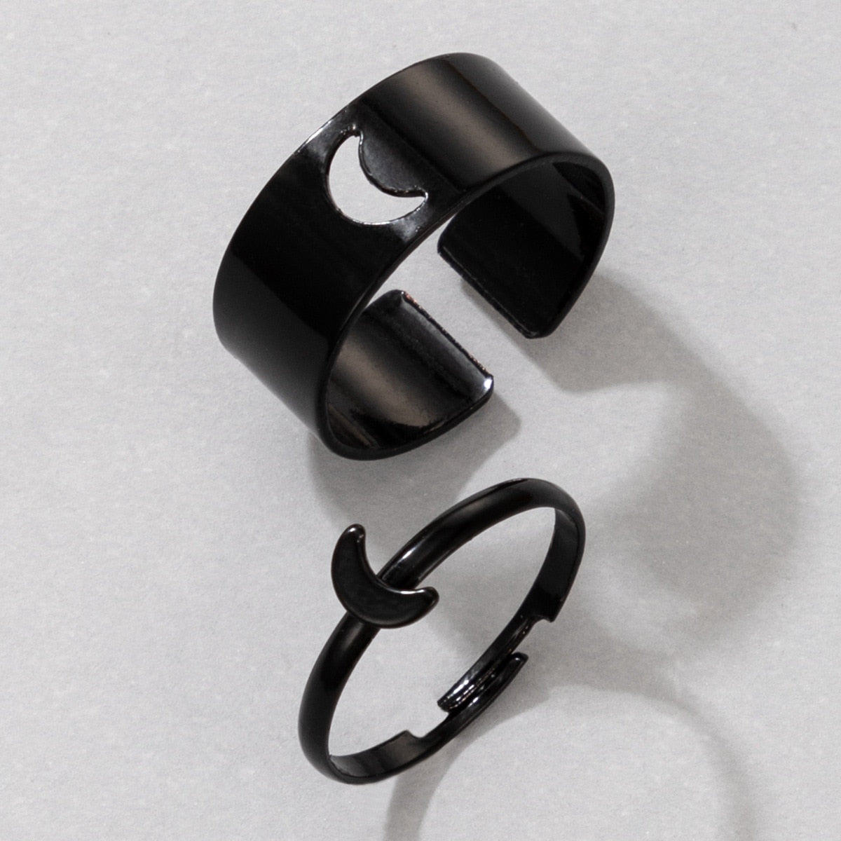 Vintage Simple Animal Butterlfly Star Moon Heart Open Rings For Women