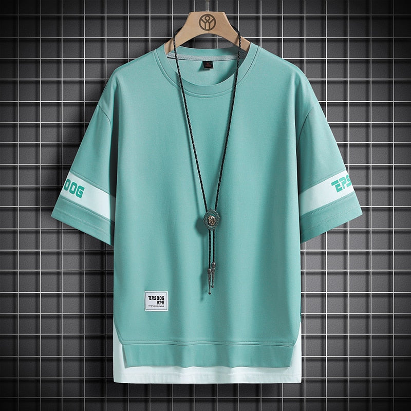 Hip Hop Loose Mens Streetwear T-shirt
