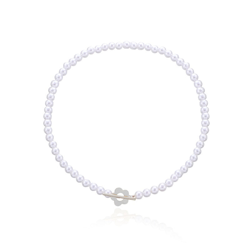Luxury Black Crystal Glass Bead Chain Choker Necklace