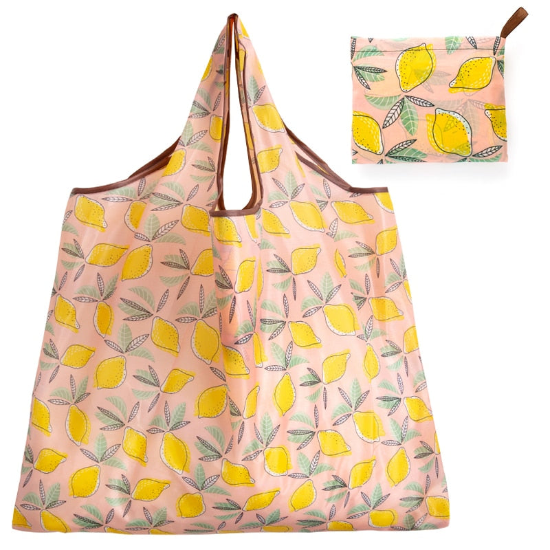 Big Size Thick Nylon Large Tote ECO Reusable Polyester Portable Foldable Bag