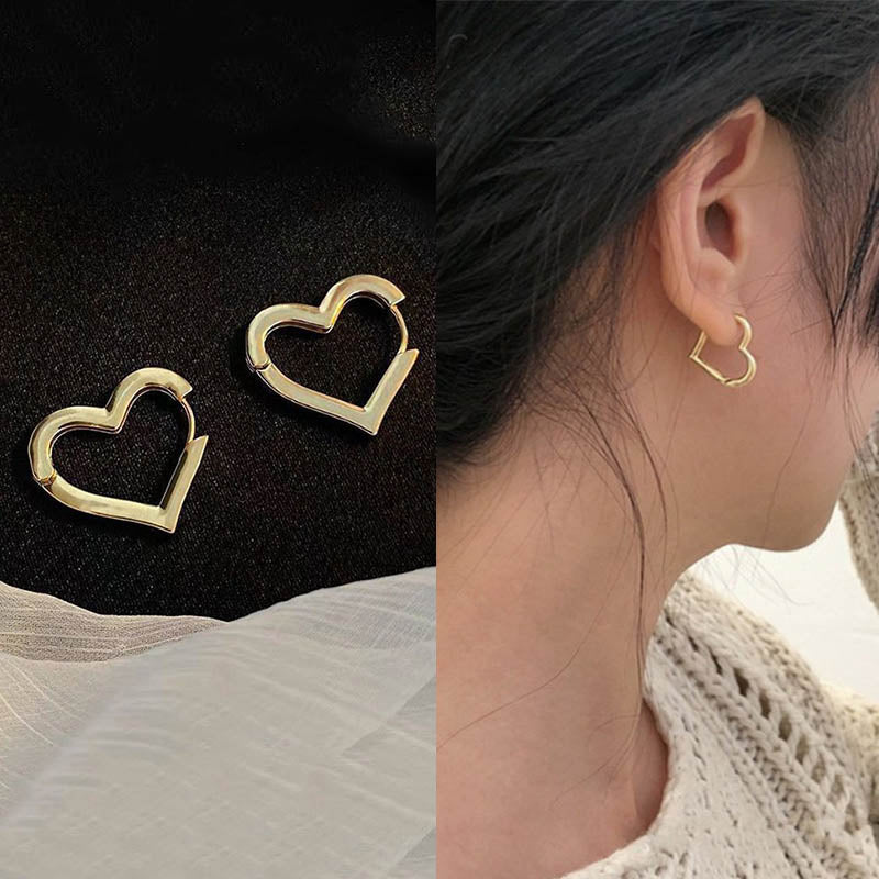 Korean Four-Prong Setting CZ Earing Claw Ear Hook Clip
