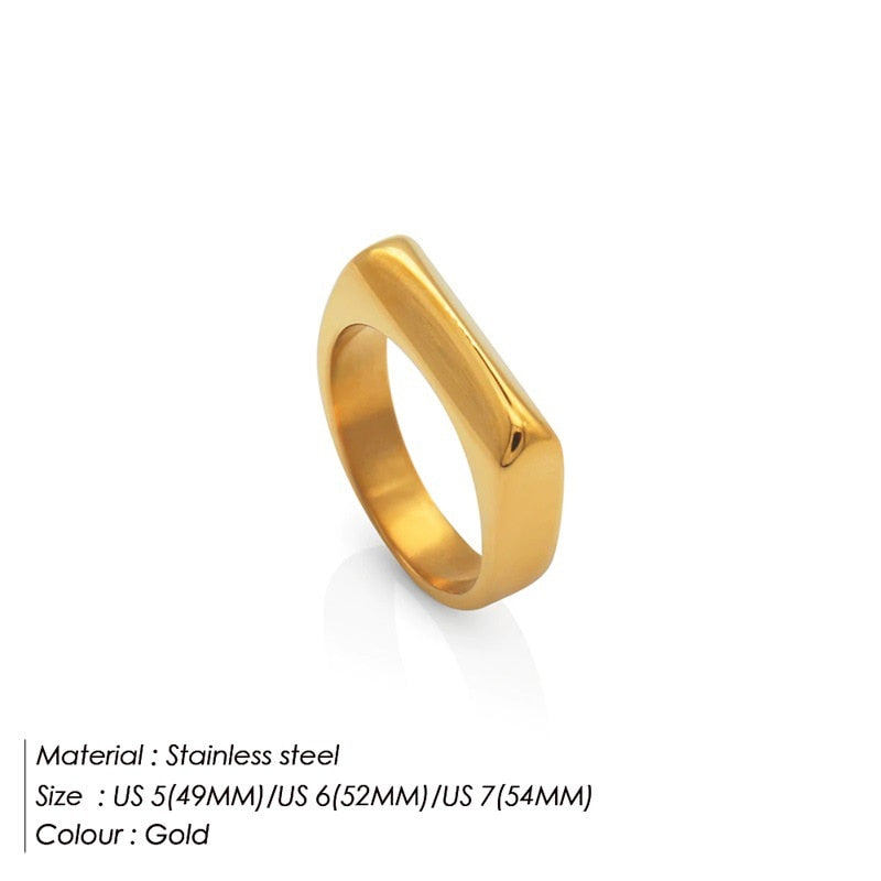 JUJIE 316L Stainless Steel Newest Cross Ring