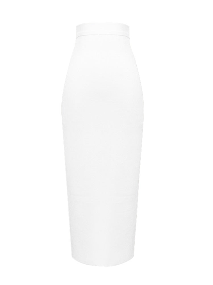 13 Colors Bandage Elastic Elegant Pencil Skirt