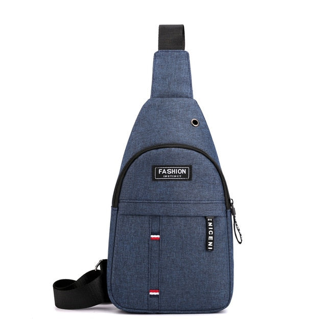 Nylon Waist Packs Sling Bag Crossbody Canvas Bag