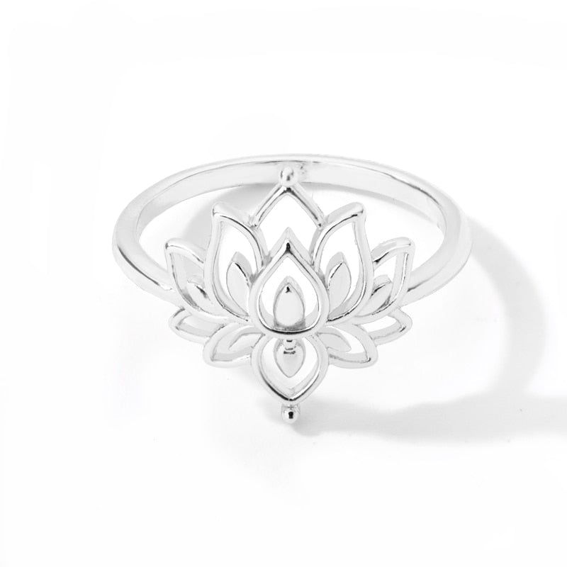 Fashion Star Stainless Steel Zircon Round Irregular Adjustable Ring