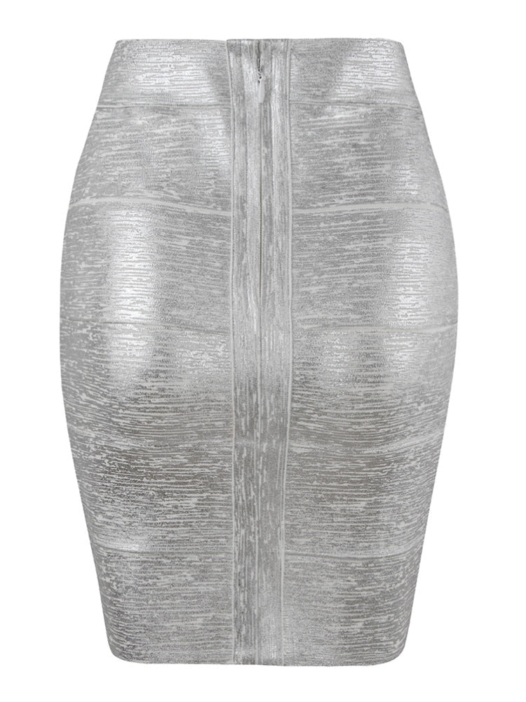 Rose flower Bandage Skirt High Street