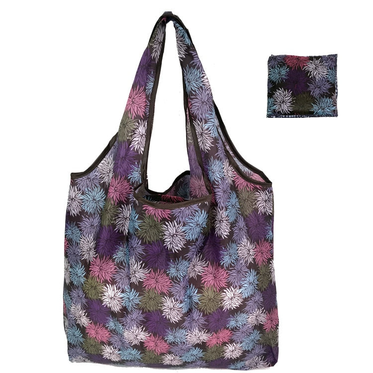 Fashion Printing Foldable Eco-Friendly Large-capacity Shopping Bag