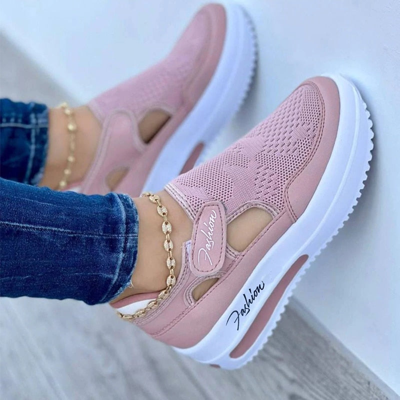 Ladies Hollow Out Sports Shoes