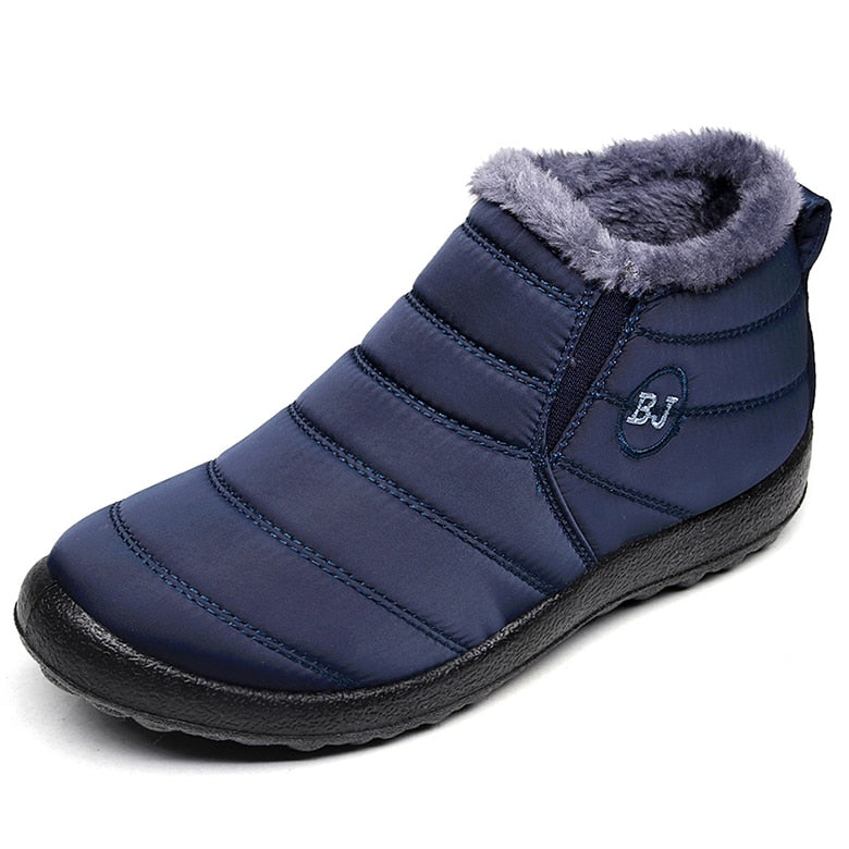 Warm Fur Winter Sneakers Men