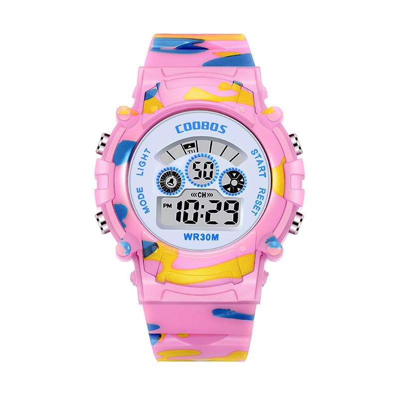 Fashion Luminous Led Alarm Camouflage Watch - Jeglowstore