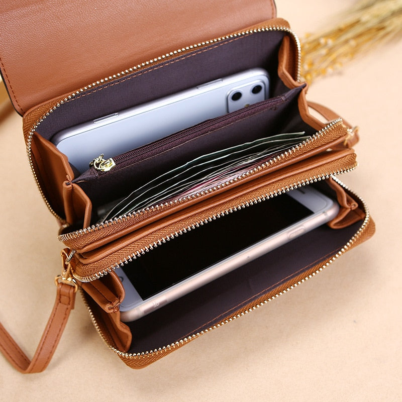 Pu Leather Handbags Female Multifunctional Large Capacity Shoulder bag
