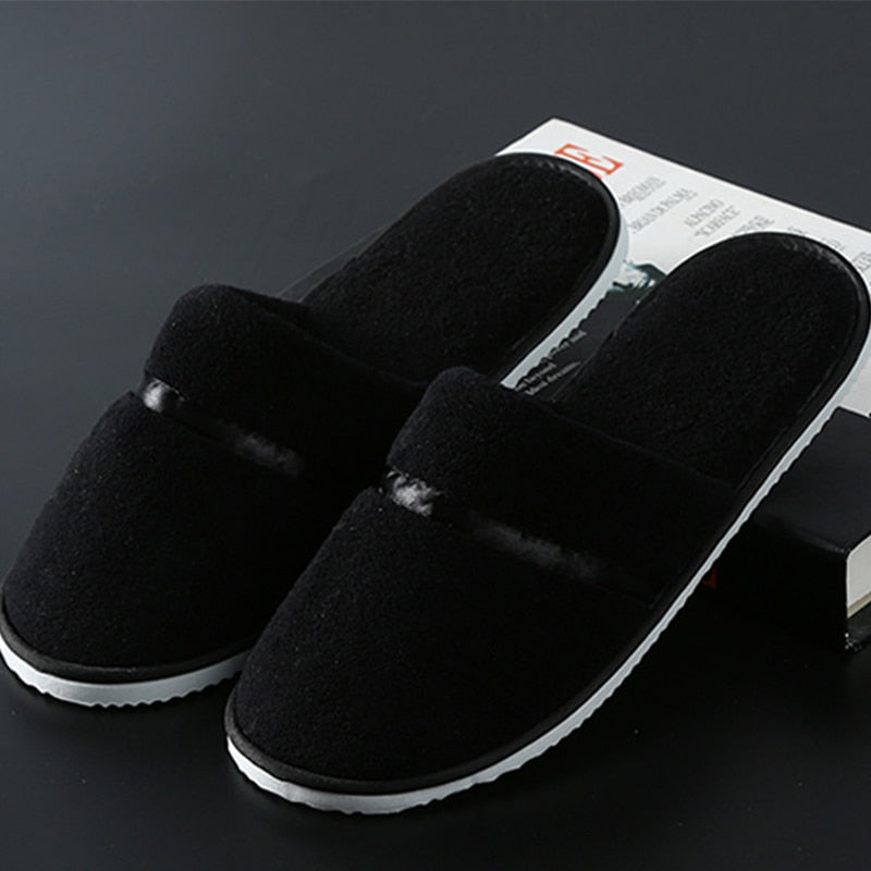 Women Indoor warm furry Home Slipper Flip Flops