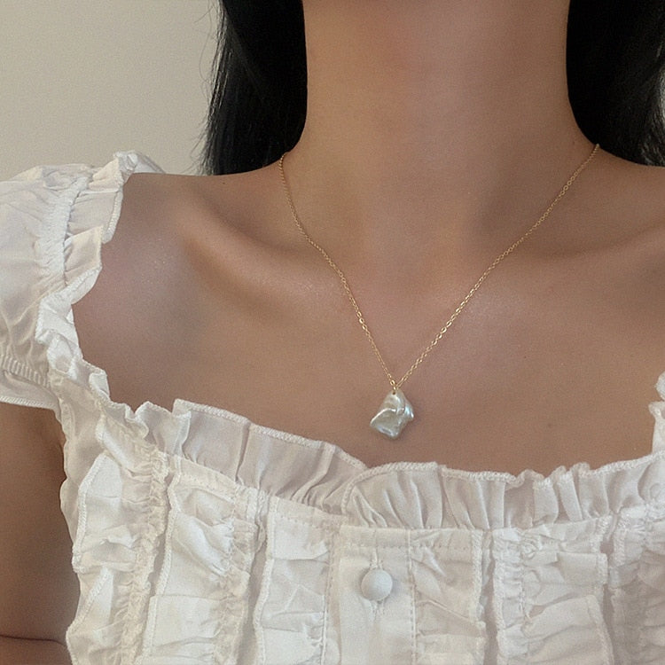 Minar Multiple French Pearl Necklace